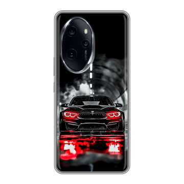 Силиконовый чехол на Honor 100 Pro с принтом BMW БМВ