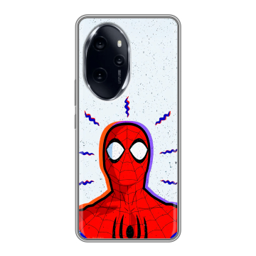 Силиконовый чехол на Honor 100 Pro с принтом Spiderman Человек паук