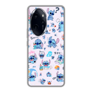 Силиконовый чехол на Honor 100 Pro с принтом Лило и Стич Силиконовый чехол на Honor 100 Pro с принтом Лило и Стич