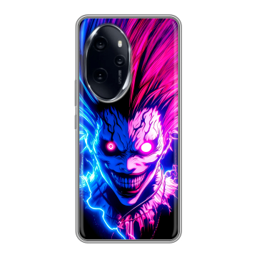 Силиконовый чехол на Honor 100 Pro с принтом Death note Тетрадь смерти
