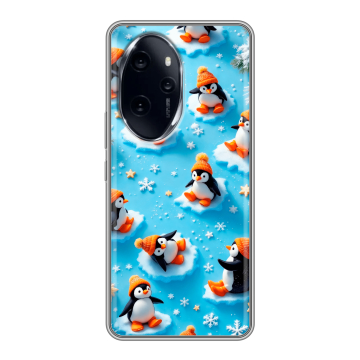 Силиконовый чехол на Honor 100 Pro с принтом Новый год