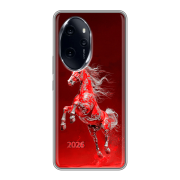 Силиконовый чехол на Honor 100 Pro с принтом Новый год