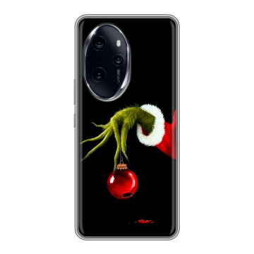 Силиконовый чехол на Honor 100 Pro с принтом Новый год Гринч