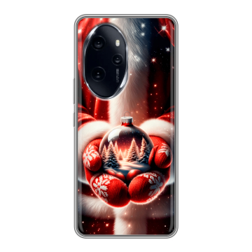 Силиконовый чехол на Honor 100 Pro с принтом Новый год