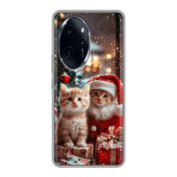 Силиконовый чехол на Honor 100 Pro с принтом Новый год