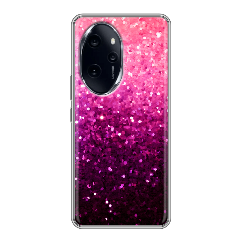 Силиконовый чехол на Honor 100 Pro с принтом Блестки Силиконовый чехол на Honor 100 Pro с принтом Блестки