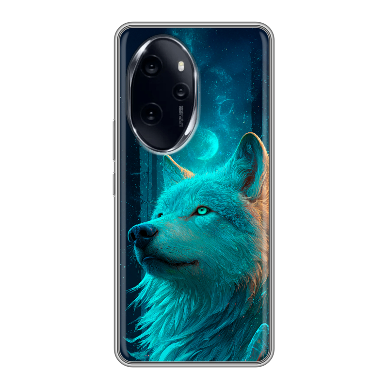 Силиконовый чехол на Honor 100 Pro с принтом бабочки саккура Силиконовый чехол на Honor 100 Pro с принтом бабочки саккура