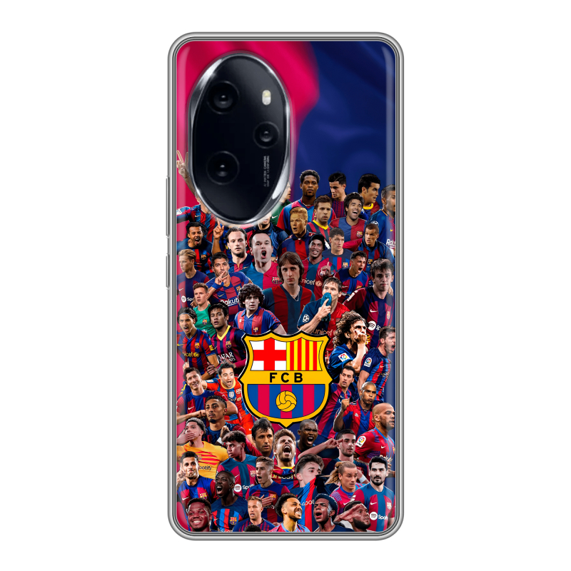 Силиконовый чехол на Honor 100 Pro с принтом Барселона Barcelona Силиконовый чехол на Honor 100 Pro с принтом Барселона Barcelona
