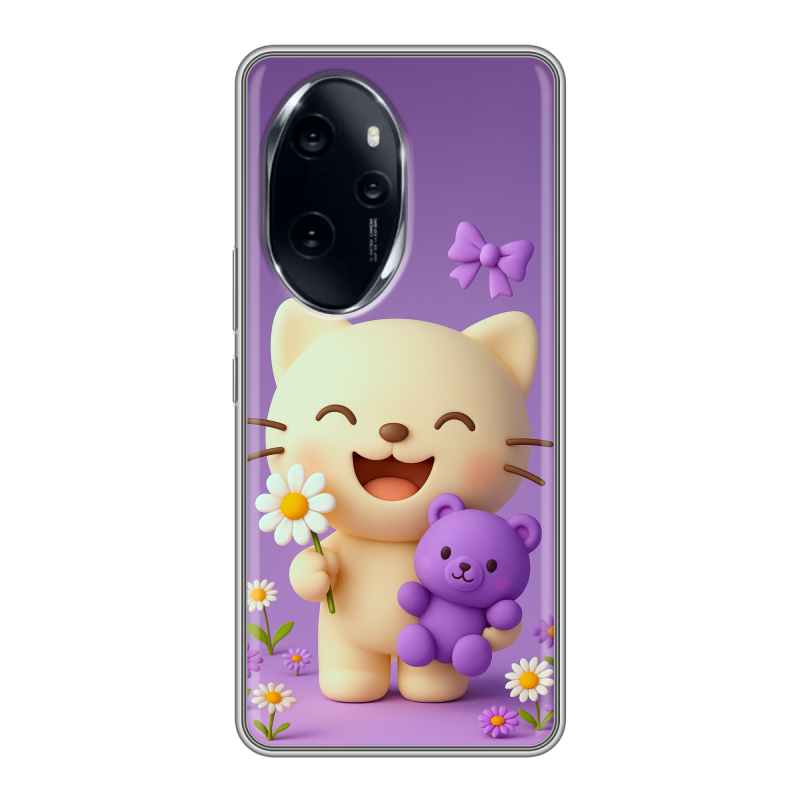 Силиконовый чехол на Honor 100 Pro с принтом для девочек Силиконовый чехол на Honor 100 Pro с принтом для девочек