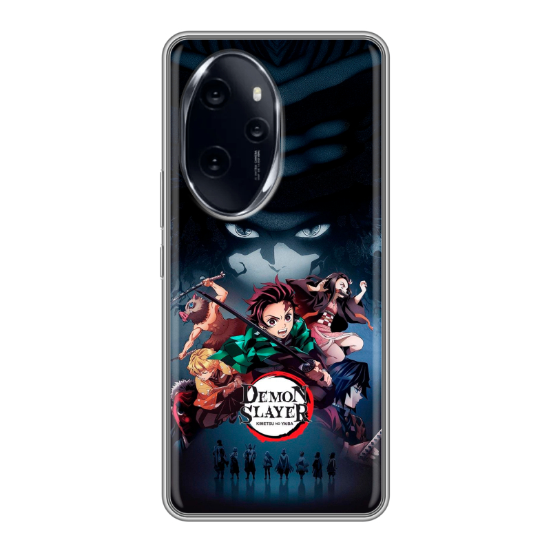 Силиконовый чехол на Honor 100 Pro с принтом Demon Slayer Клинок рассекающий демонов Силиконовый чехол на Honor 100 Pro с принтом Demon Slayer Клинок рассекающий демонов