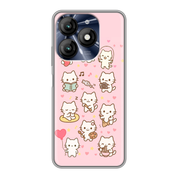 Силиконовый чехол на Itel A70 с принтом Hello Kitty Хелоу Кити Силиконовый чехол на Itel A70 с принтом Hello Kitty Хелоу Кити