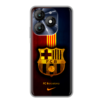 Силиконовый чехол на Itel A70 с принтом Барселона Barcelona