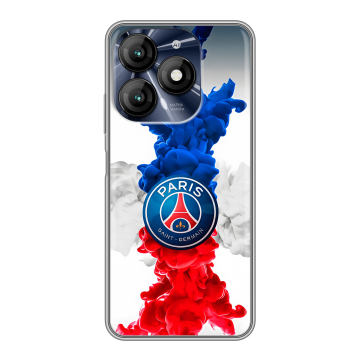 Силиконовый чехол на Itel A70 с принтом PSG ПСЖ Силиконовый чехол на Itel A70 с принтом PSG ПСЖ