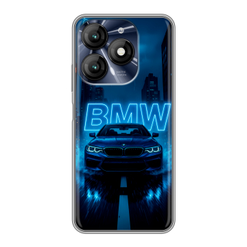 Силиконовый чехол на Itel A70 с принтом BMW БМВ Силиконовый чехол на Itel A70 с принтом BMW БМВ