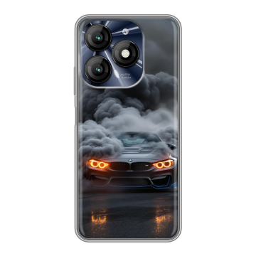 Силиконовый чехол на Itel A70 с принтом BMW БМВ Силиконовый чехол на Itel A70 с принтом BMW БМВ
