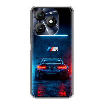 Силиконовый чехол на Itel A70 с принтом BMW БМВ Силиконовый чехол на Itel A70 с принтом BMW БМВ