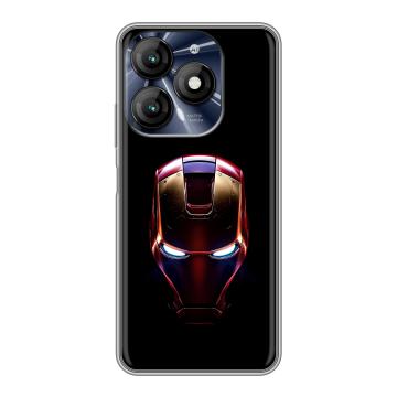 Силиконовый чехол на Itel A70 с принтом IronMan Железный человек Силиконовый чехол на Itel A70 с принтом IronMan Железный человек