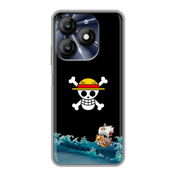 Силиконовый чехол на Itel A70 с принтом One Piece Ван Пис Силиконовый чехол на Itel A70 с принтом One Piece Ван Пис