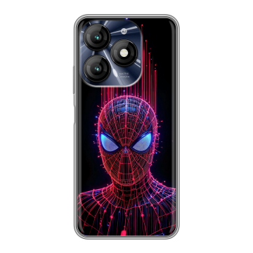 Силиконовый чехол на Itel A70 с принтом Spiderman Человек паук Силиконовый чехол на Itel A70 с принтом Spiderman Человек паук