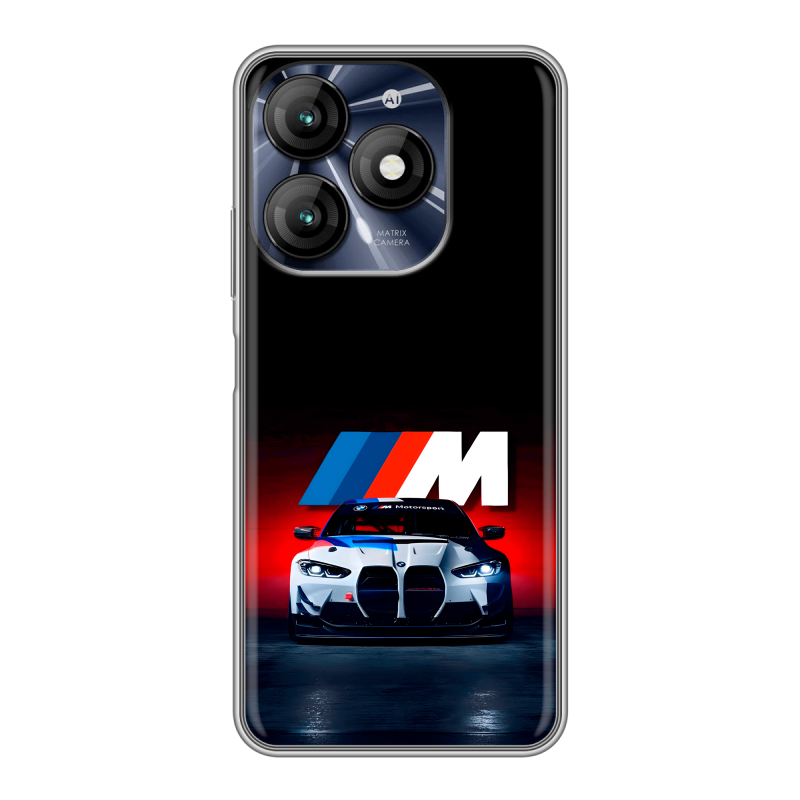 Силиконовый чехол на Itel A70 с принтом БМВ BMW Силиконовый чехол на Itel A70 с принтом БМВ BMW