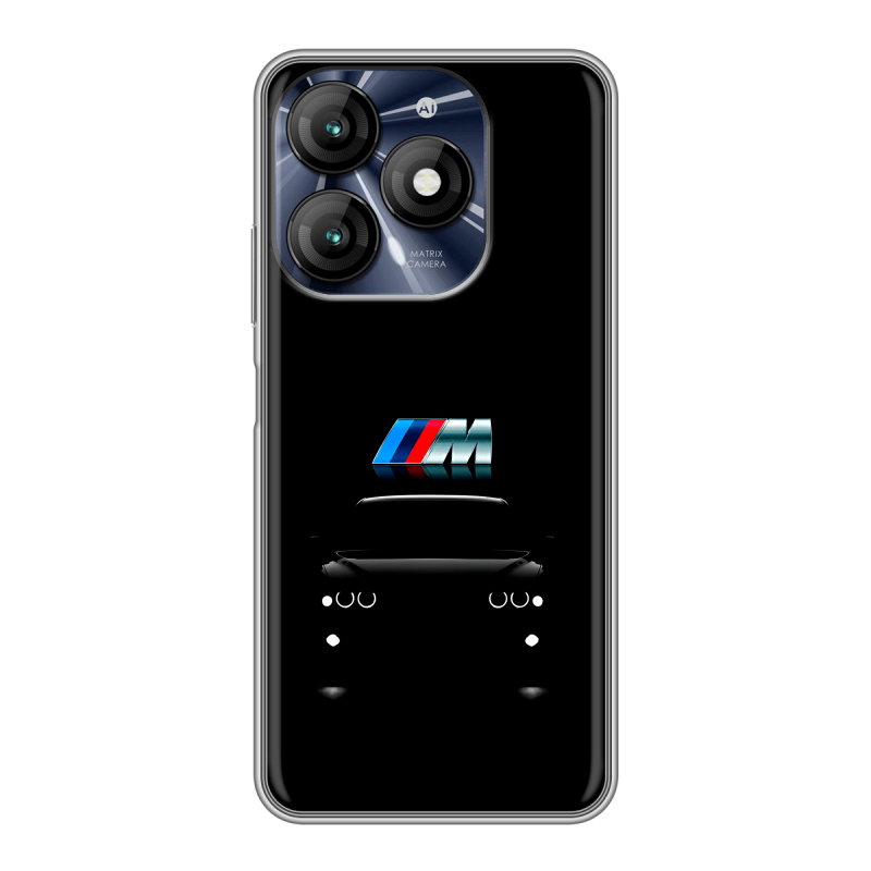 Силиконовый чехол на Itel A70 с принтом БМВ BMW Силиконовый чехол на Itel A70 с принтом БМВ BMW