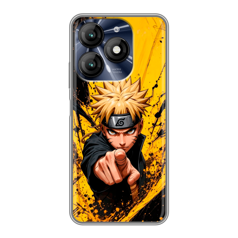 Силиконовый чехол на Itel A70 с принтом Naruto Наруто Силиконовый чехол на Itel A70 с принтом Naruto Наруто