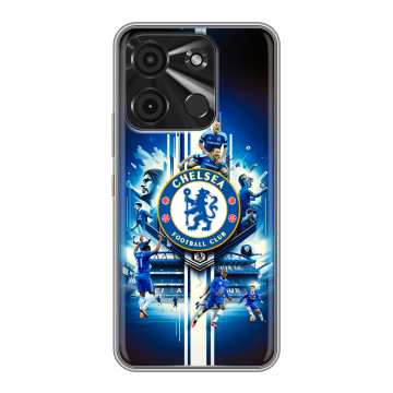 Силиконовый чехол на Itel A60 с принтом Chelsea Челси
