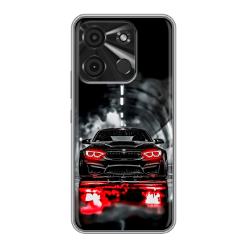 Силиконовый чехол на Itel A60 с принтом BMW БМВ Силиконовый чехол на Itel A60 с принтом BMW БМВ