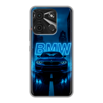 Силиконовый чехол на Itel A60 с принтом BMW БМВ Силиконовый чехол на Itel A60 с принтом BMW БМВ