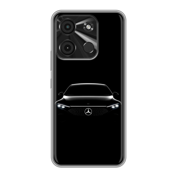 Силиконовый чехол на Itel A60 с принтом Mercedes Мерседес Силиконовый чехол на Itel A60 с принтом Mercedes Мерседес