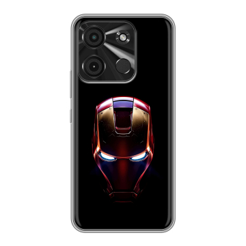Силиконовый чехол на Itel A60 с принтом IronMan Железный человек Силиконовый чехол на Itel A60 с принтом IronMan Железный человек