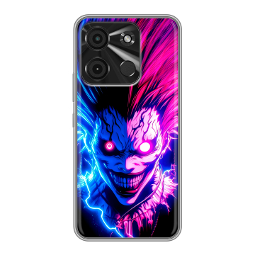 Силиконовый чехол на Itel A60 с принтом Death note Тетрадь смерти