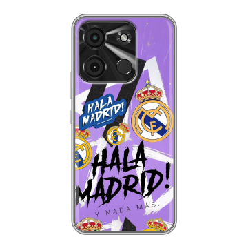 Силиконовый чехол на Itel A60 с принтом Real Madrid Реал Мадрид Силиконовый чехол на Itel A60 с принтом Real Madrid Реал Мадрид