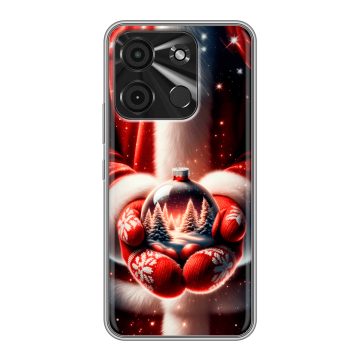 Силиконовый чехол на Itel A60 с принтом Новый год Силиконовый чехол на Itel A60 с принтом Новый год