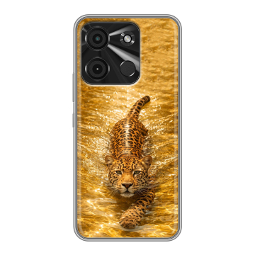 Силиконовый чехол на Itel A60 с принтом женский Силиконовый чехол на Itel A60 с принтом женский