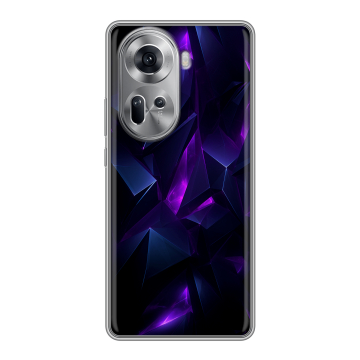 Силиконовый чехол на OPPO Reno 11 с принтом Абстракиция