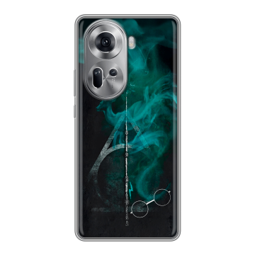 Силиконовый чехол на OPPO Reno 11 с принтом Гарри Поттер Harry Potter
