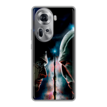 Силиконовый чехол на OPPO Reno 11 с принтом Гарри Поттер Harry Potter