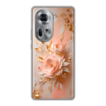 Силиконовый чехол на OPPO Reno 11 с принтом женский Силиконовый чехол на OPPO Reno 11 с принтом женский