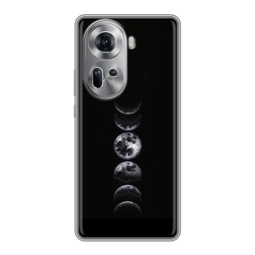 Силиконовый чехол на OPPO Reno 11 с принтом женский