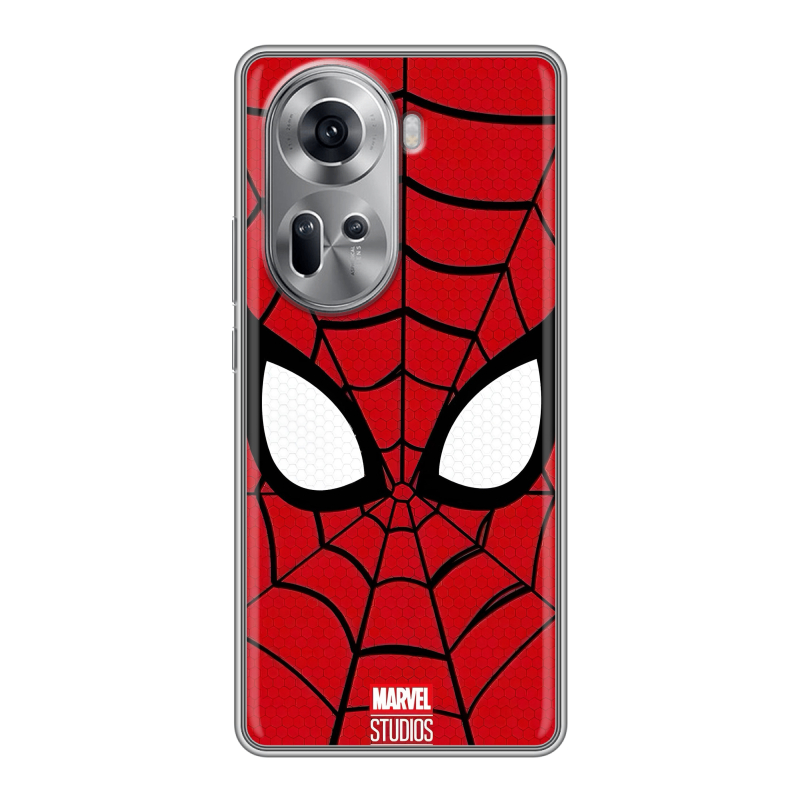 Силиконовый чехол на OPPO Reno 11 с принтом человек паук spiderman Силиконовый чехол на OPPO Reno 11 с принтом человек паук spiderman