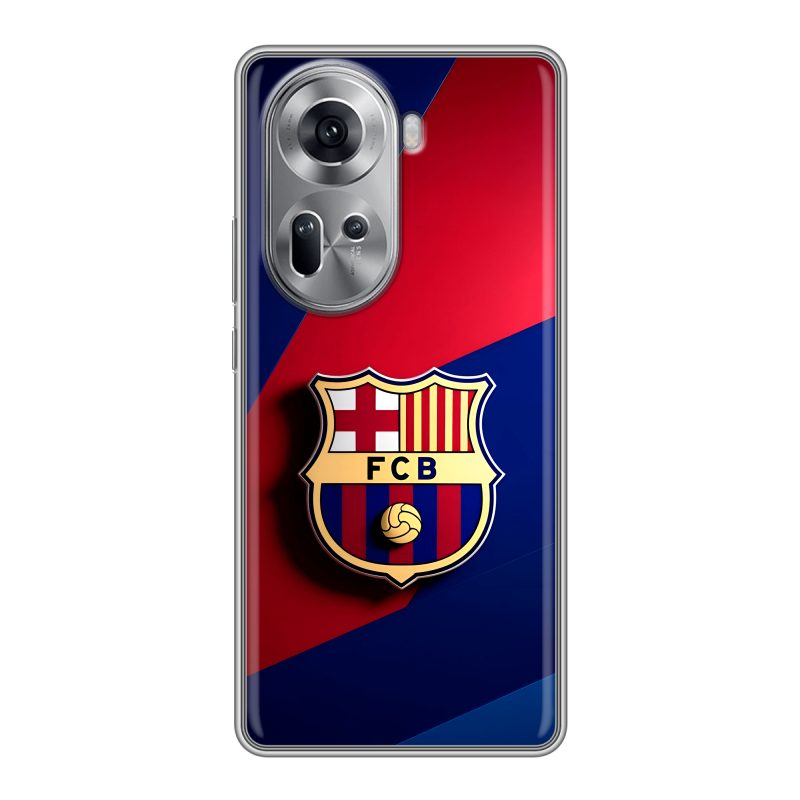 Силиконовый чехол на OPPO Reno 11 с принтом Барселона Barcelona Силиконовый чехол на OPPO Reno 11 с принтом Барселона Barcelona