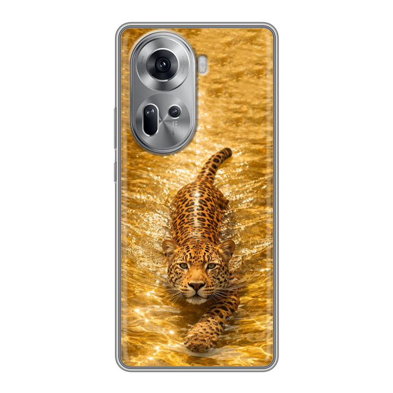 Силиконовый чехол на OPPO Reno 11 с принтом женский Силиконовый чехол на OPPO Reno 11 с принтом женский