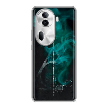 Силиконовый чехол на OPPO Reno 11 Pro с принтом Гарри Поттер Harry Potter