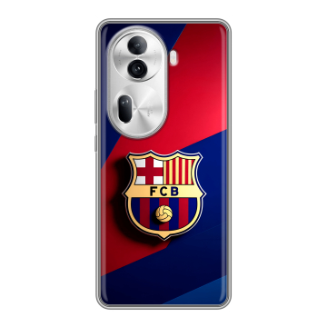 Силиконовый чехол на OPPO Reno 11 Pro с принтом Барселона Barcelona