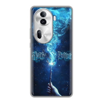 Силиконовый чехол на OPPO Reno 11 Pro с принтом Harry Potter Гарри Поттер