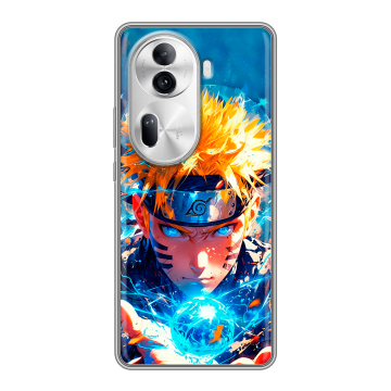 Силиконовый чехол на OPPO Reno 11 Pro с принтом Аниме Наруто Naruto