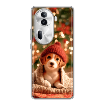Силиконовый чехол на OPPO Reno 11 Pro с принтом Новый год