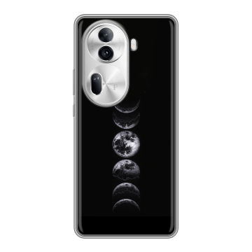 Силиконовый чехол на OPPO Reno 11 Pro с принтом женский