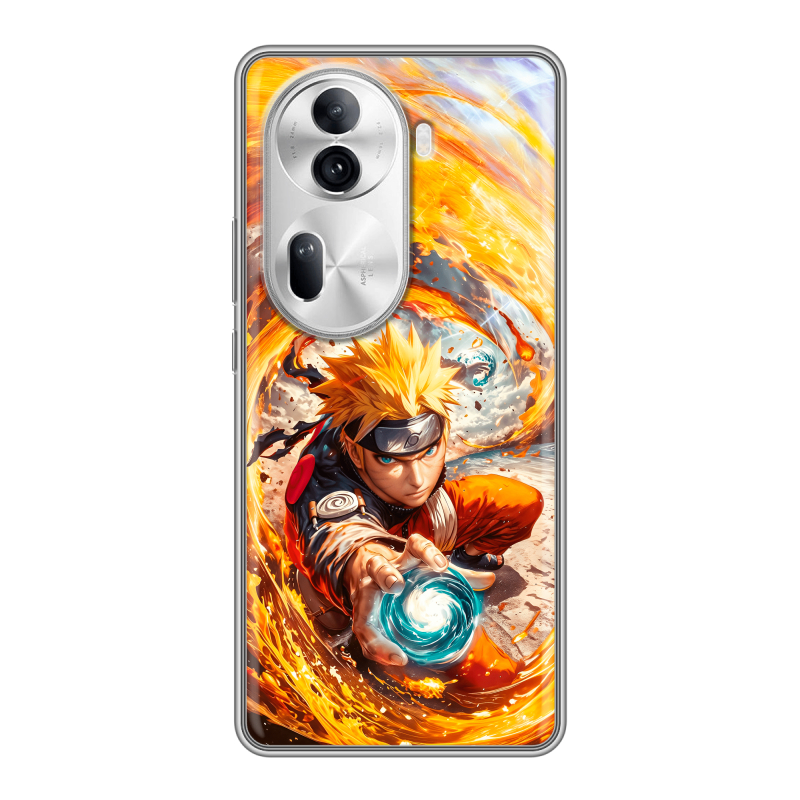 Силиконовый чехол на OPPO Reno 11 Pro с принтом Аниме Наруто Naruto Силиконовый чехол на OPPO Reno 11 Pro с принтом Аниме Наруто Naruto